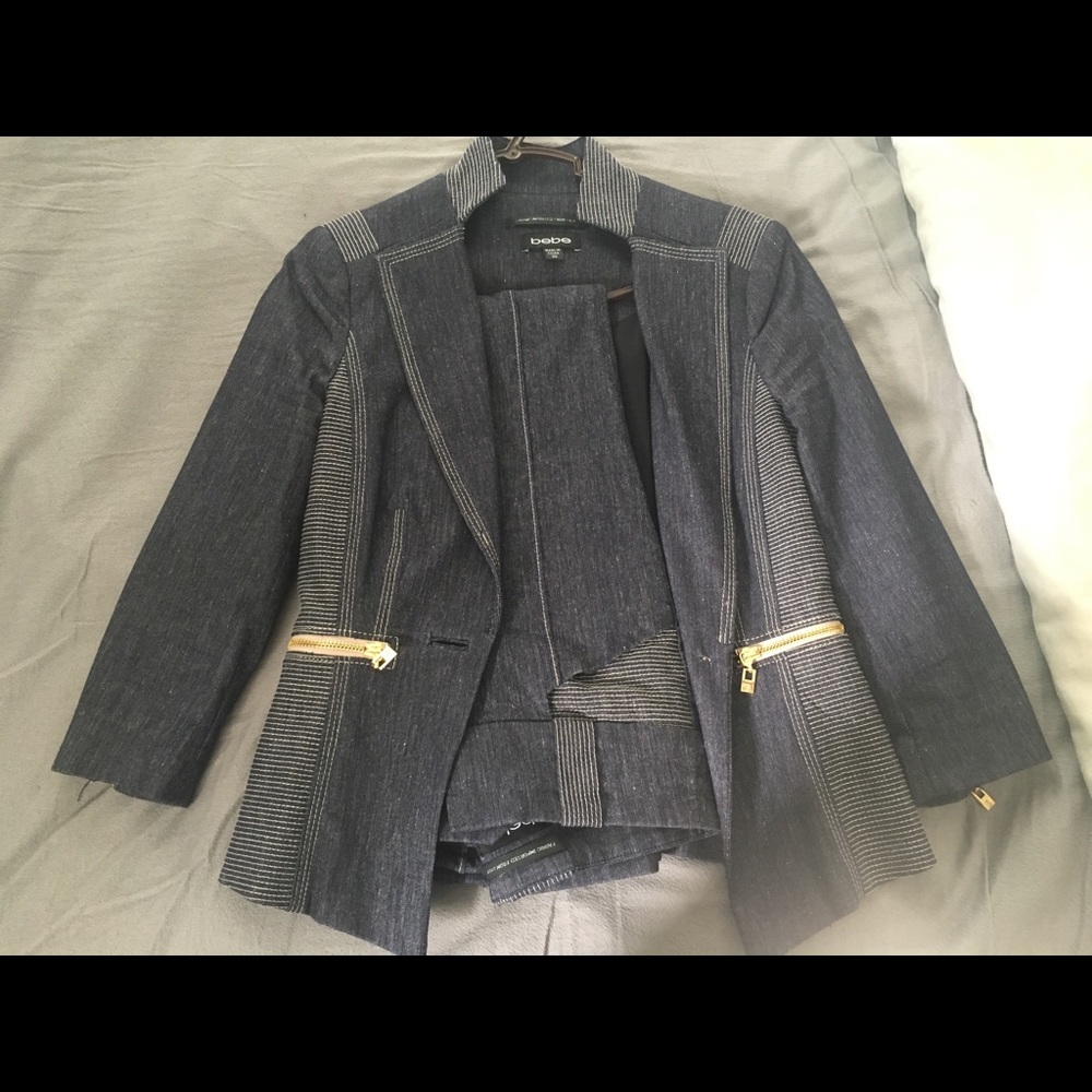 Bebe jean suit